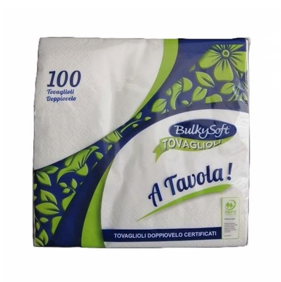 Immagine di BULKYSOFT TOV. 33X33 2V 100PZ "A TAVOLA"