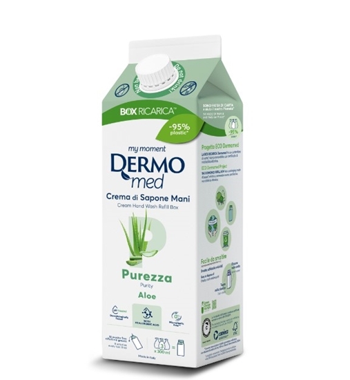 Immagine di DERMOMED SAP. LIQ. BOX RIC. 900ML PUREZZA ALOE