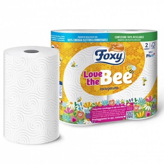 Immagine di FOXY LOVE THE BEE CARTA CUCINA 2ROT 2V