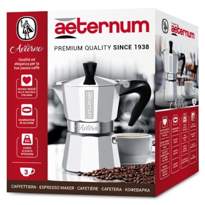 Immagine di AETERNUM BIALETTI CAFFETTIERA MOKA PREMIUM QUALITY 3 TAZZE