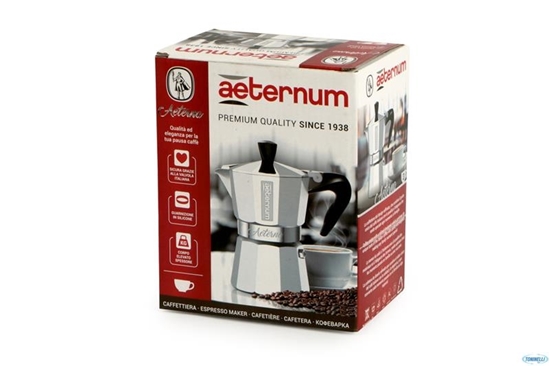 Immagine di AETERNUM BIALETTI CAFFETTIERA MOKA PREMIUM QUALITY 6 TAZZE