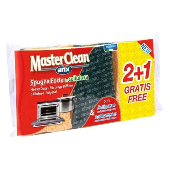 Immagine di ARIX MASTERCLEAN SPUGNA ABRASIVA FORTE 2+1PZ