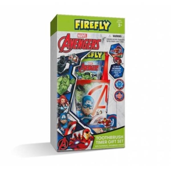 Immagine di AVENGERS GIFT SET (SPAZZ. + DENT. 75ML + BICCH. + BASE TIMER)