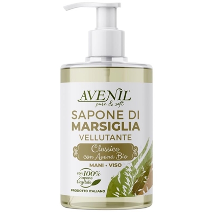 Immagine di AVENIL SAP. MANI E VISO DI MARSIGLIA VEGETALE 500ML LATTE & AVENA BIO