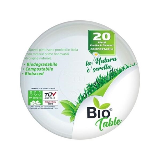 Immagine di BIO TABLE PIATTI DESSERT 20PZ