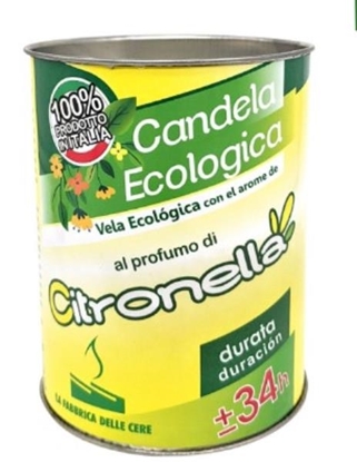 Immagine di CARLO NAPPI CANDELA ALLUMINIO CITRONELLA 8ØX10H ECO