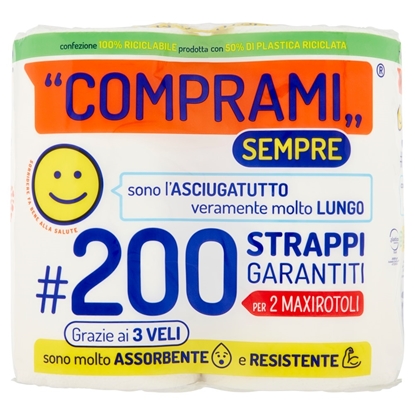 Immagine di COMPRAMI ASCIUGATUTTO 2ROT 3V 200 STRAPPI