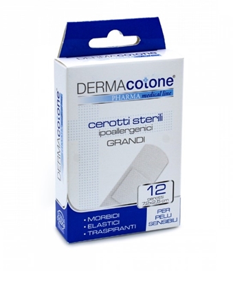 Immagine di DERMACOTONE CEROTTI STERILI IPOALLERGENICI GRANDI 7,2X2,5CM 12PZ