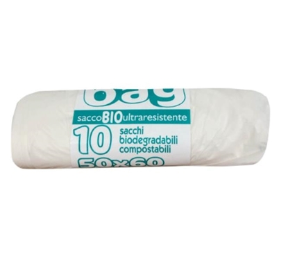 Immagine di ECOBAG ROTOLO 10 SACCHI 50X60 30LT UMIDO BIO