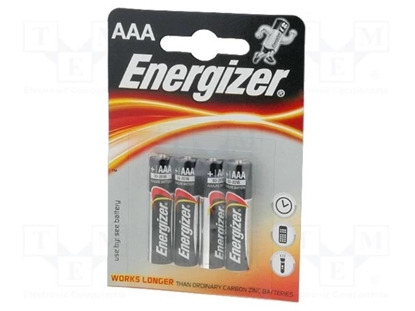 Immagine di ENERGIZER ALKALINE E92 AAA 4PZ 1,5V