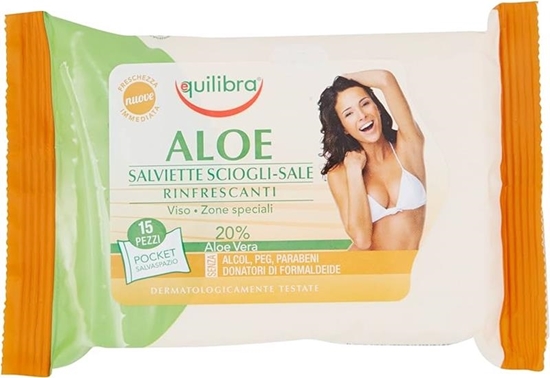 Immagine di EQUILIBRA ALOE SALVIETTE SCIOGLISALE 15PZ