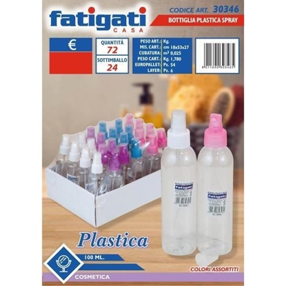 Immagine di FATIGATI BOTTIGLIA DA VIAGGIO 100ML CON SPRAY