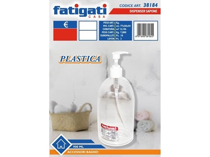 Immagine di FATIGATI DISPENSER PER SAPONE IN PLASTICA BIANCO