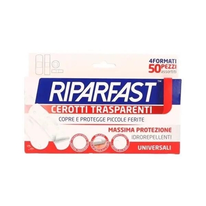 Immagine di FATIGATI RIPARFAST CEROTTI ASSORTITI 50PZ TRASP. WATERPROOF