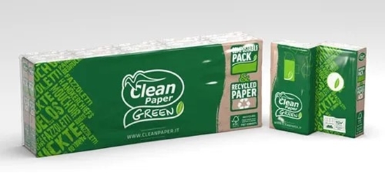 Immagine di FAZZOLETTI CLEAN PAPER GREEN 9X10 4V CLASSIC