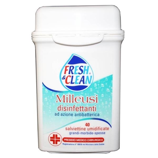 Immagine di FRESH&CLEAN SALV. MILLEUSI 40PZ DISINFETTANTI  TRAVEL