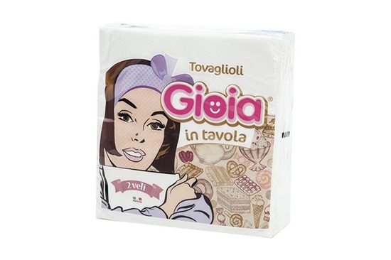 Immagine di GIOIA IN TAVOLA TOV. 2V 33X33 50PZ GOFFRATA