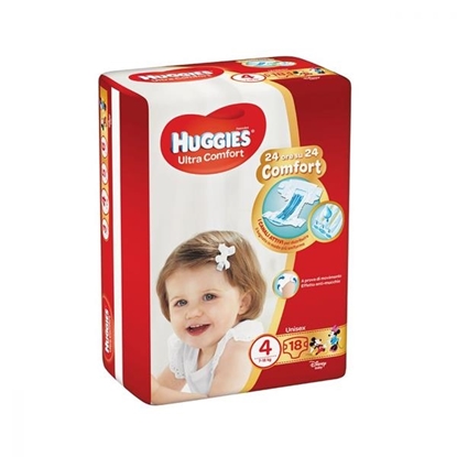 Immagine di HUGGIES ULTRA COMFORT UNISEX TG4 18PZ