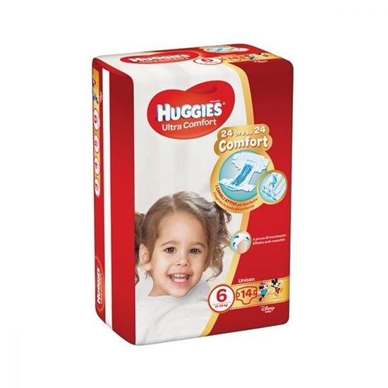 Immagine di HUGGIES ULTRA COMFORT UNISEX TG6 14PZ