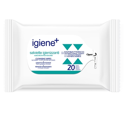 Immagine di IGIENE+ SALVIETTE DETERGENTI MANI 20PZ