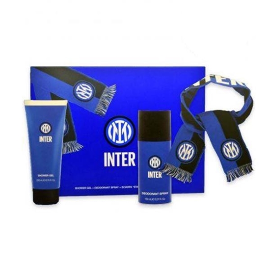 Immagine di INTER COFANETTO (DEO 150ML+ SHOWER GEL 200ML + SCIARPA UFFICIALE)