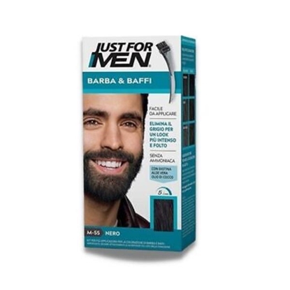 Immagine di JUST FOR MEN GEL COLORANTE BARBA & BAFFI M55 28G NERO