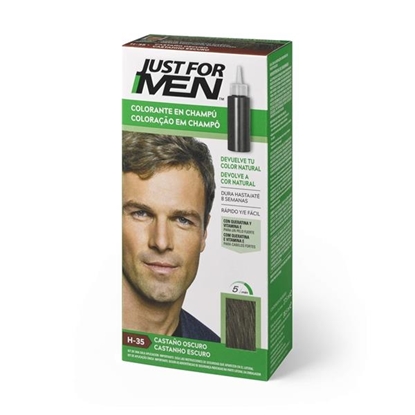 Immagine di JUST FOR MEN SH. COLORANTE 66ML H35 CASTANO SCURO