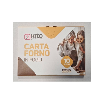 Immagine di KITO CARTA FORNO PRETAGLIATA IN FOGLI 30X40 10PZ