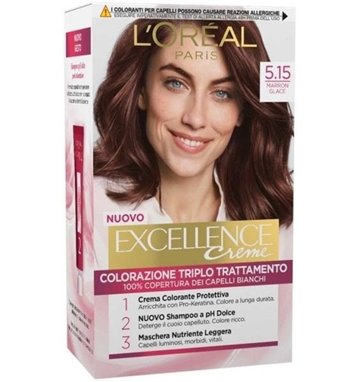 Immagine di L'OREAL EXCELLENCE 5.15 MARRONE GLACE