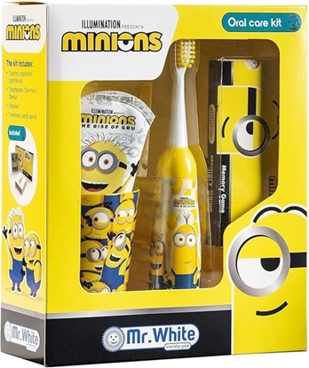 Immagine di MINIONS GIFT SET (BASE LUMINOSA + SPAZZ. ELETTR. + DENT. 75ML + BICCH.)