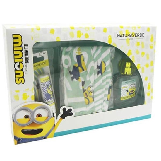 Immagine di MINIONS GIFT SET (EDT 50ML + BURROCACAO + SCALDACOLLO)