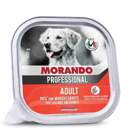 Immagine di MORANDO PROFESSIONAL CANE PROF. PATE' 300GR (VASCHETTA) MANZO/CAROTE