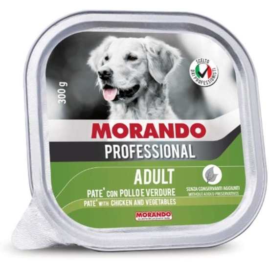 Immagine di MORANDO PROFESSIONAL CANE PROF. PATE' 300GR (VASCHETTA) POLLO/VERDURE