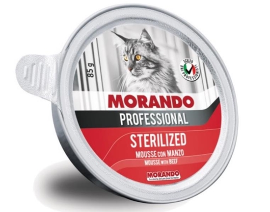 Immagine di MORANDO PROFESSIONAL GATTO STERILIZED MOUSSE 85GR MANZO