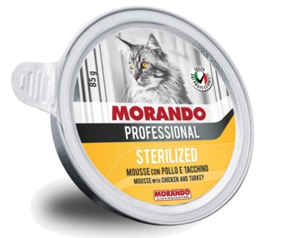 Immagine di MORANDO PROFESSIONAL GATTO STERILIZED MOUSSE 85GR POLLO/TACCHINO