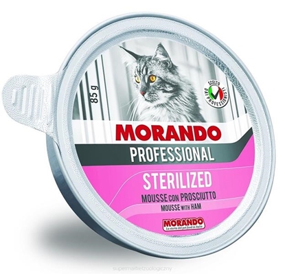 Immagine di MORANDO PROFESSIONAL GATTO STERILIZED MOUSSE 85GR PROSCIUTTO