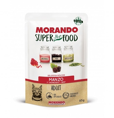 Immagine di MORANDO SUPER GATTO ADULT MOUSSE 85GR MANZO