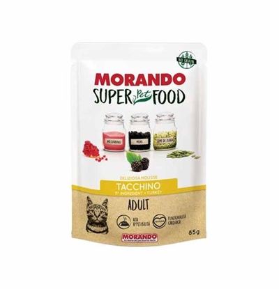 Immagine di MORANDO SUPER GATTO ADULT MOUSSE 85GR TACCHINO