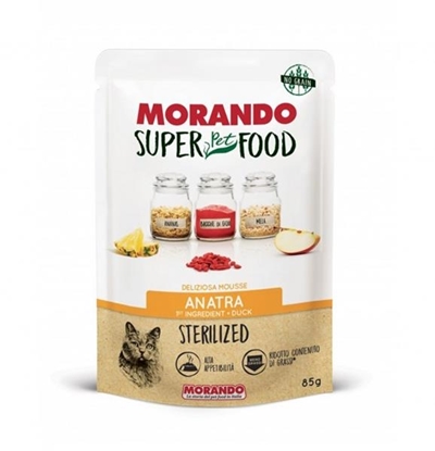 Immagine di MORANDO SUPER GATTO STERILIZED MOUSSE 85GR ANATRA