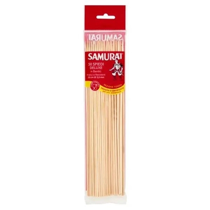 Immagine di SAMURAI 50PZ SPIEDINI BAMBU' 25CM