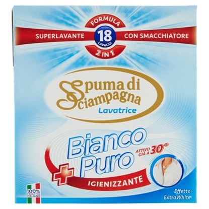 Immagine di SPUMA DI SCIAMPAGNA BIANCOPURO POLV. LAV. 18MIS 1KG IGIENIZZANTE