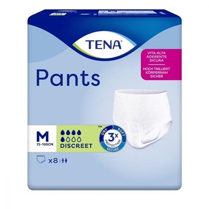 Immagine di TENA PANTS 8PZ DISCREET MEDIUM