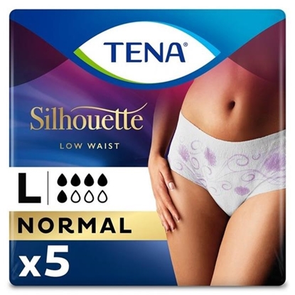 Immagine di TENA SILHOUETTE 5PZ NORMAL BLANC LARGE