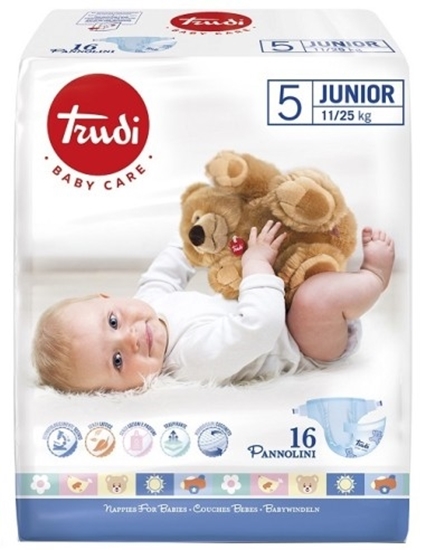 Immagine di TRUDI BABY PANNOLINO 11-25KG TG5 16PZ JUNIOR