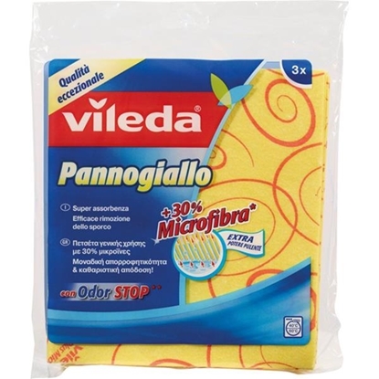 Immagine di VILEDA PANNO GIALLO T/FARE 3PZ