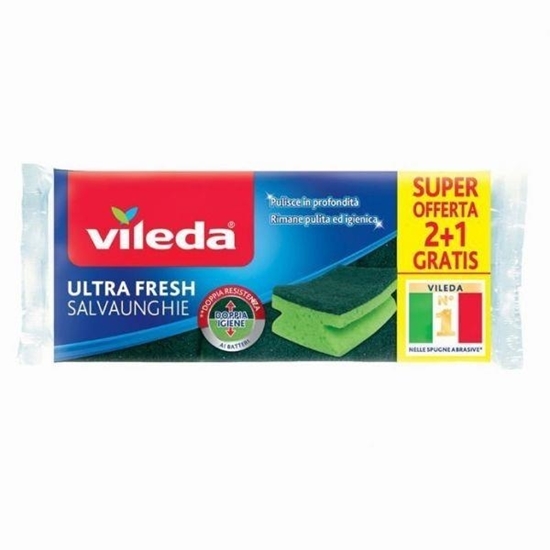 Immagine di VILEDA SPUGNA U/FRESH SALVA UNGHIE 2+1