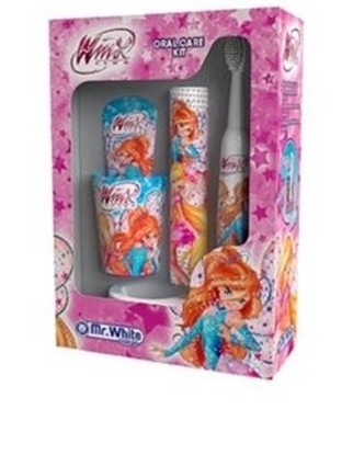 Immagine di WINX GIFT SET (BASE LUMINOSA + SPAZZ. ELETTR. + DENT. 75ML + BICCH.)