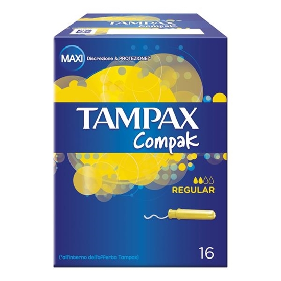 Immagine di TAMPAX ASS. INTERNI COMPAK 16PZ REGULAR