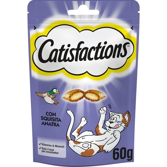 Immagine di CATISFACTIONS GATTO CROCC. 60GR ANATRA