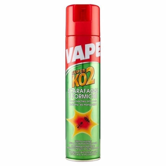 Immagine di VAPE SPRAY SUPER KO2 400ML SCARAFAGGI E FORMICHE (GA1894200)